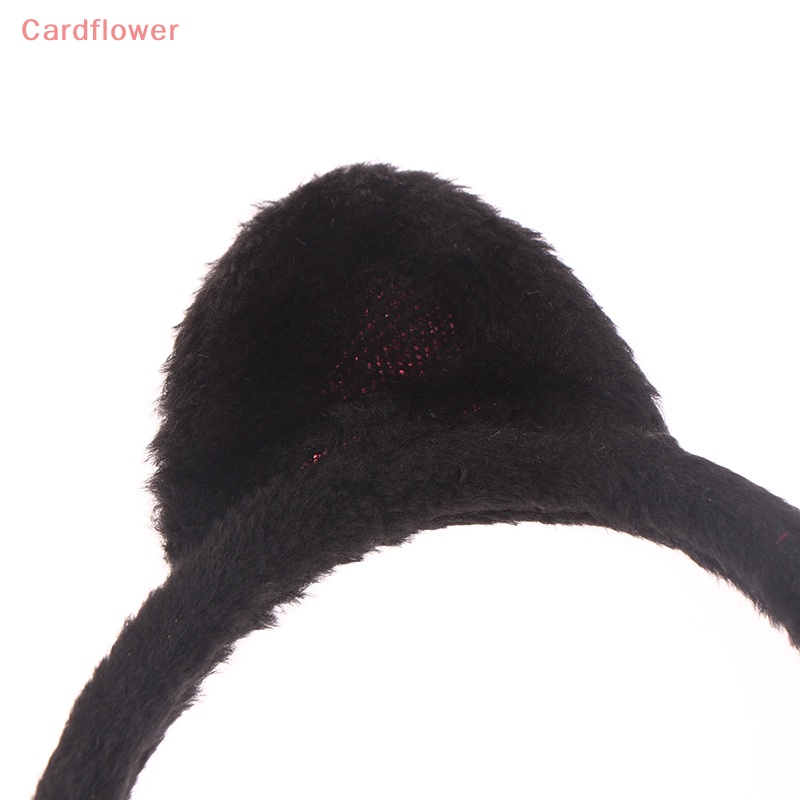 < Cardflower > Băng Đô Tai Mèo Bông Mềm Mại Sáng Tạo Hóa Trang Động Vật Hoạt Hình
