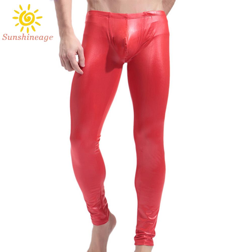 Quần Da Bóng Quyến Rũ Cá Tính Cho Nam Biểu Diễn Sân Khấu