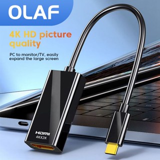 Cáp Chuyển Đổi Olaf Type C Sang HDMI TV Cho MacBook Laptop PC 4K 60Hz USB C Sang HD
