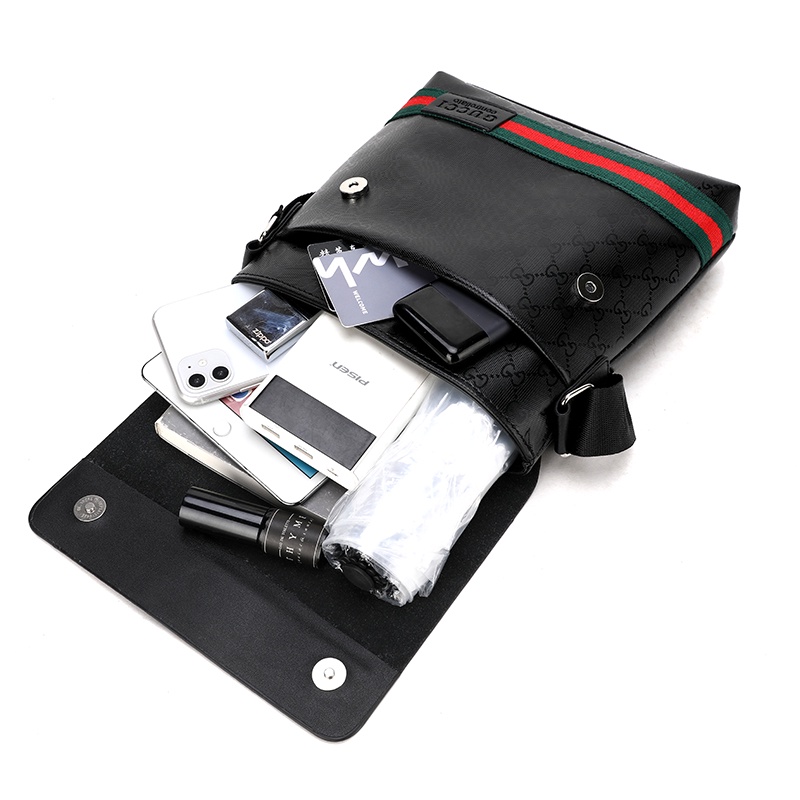 6040gucci men túi sling bag casual elegant boutique new patchwork print flap bag m