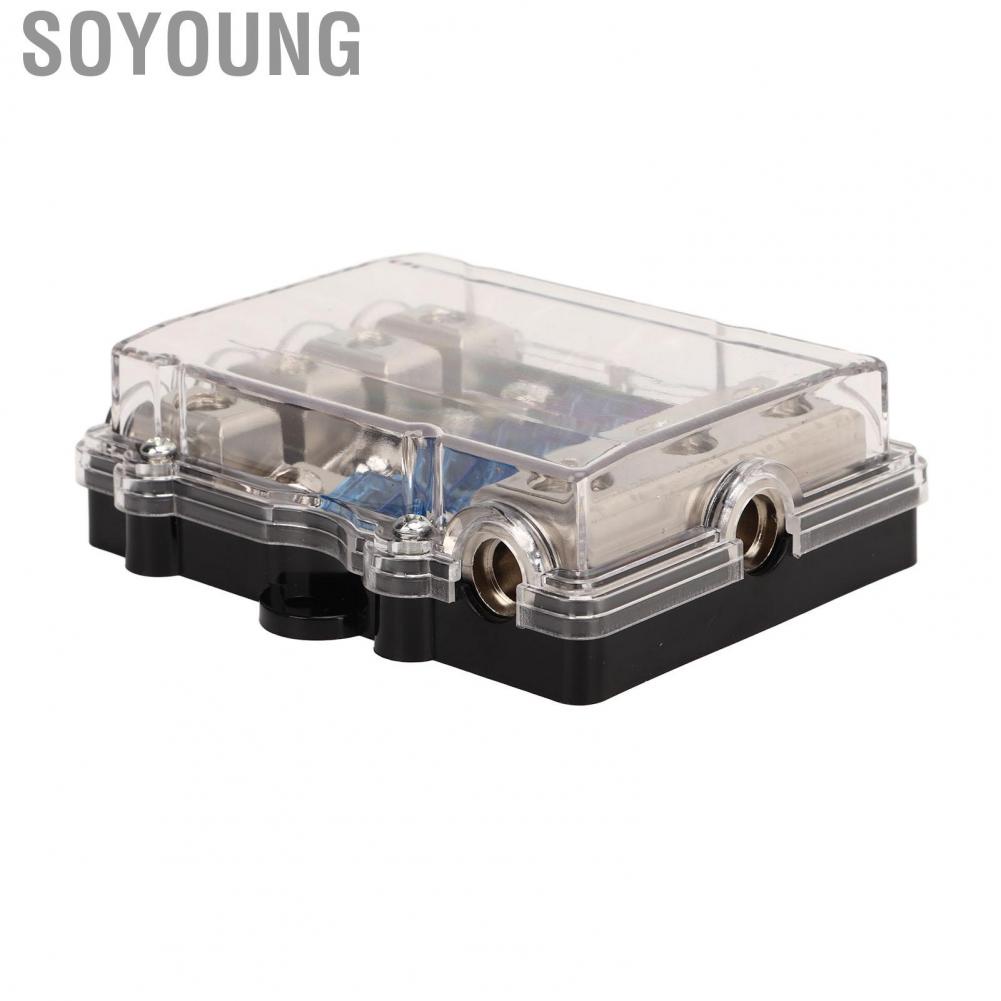 Soyoung ANL Fuse Block Long Lasting 3 in 4 Out Professional for Car Audio System