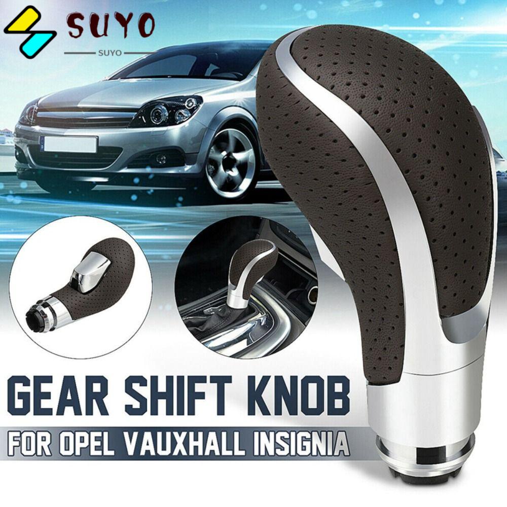 Đầu Bọc Cần Số Xe Hơi Bằng Da + ABS Chống Trượt Thay Thế Tiện Dụng Cho Opel / for Vauxhall Insignia 2008-2016