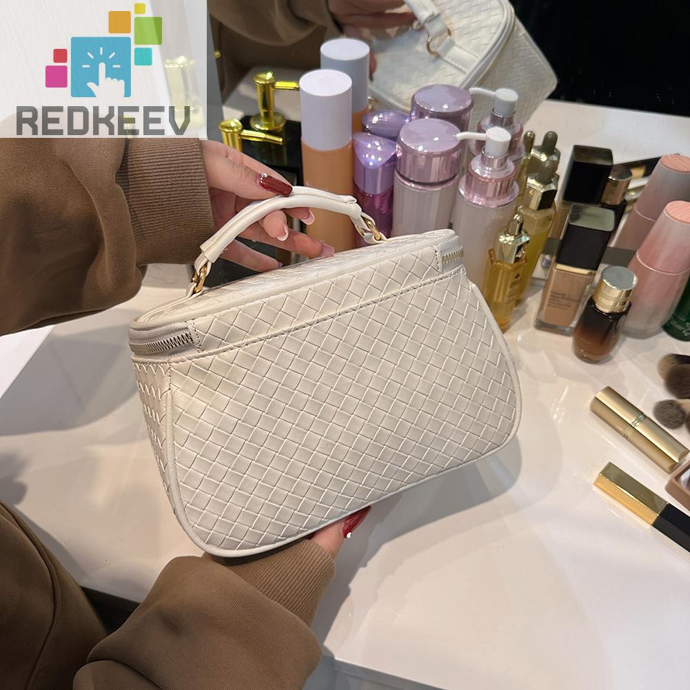 Túi Đựng Mỹ Phẩm Da PU Sức Chứa Lớn Tiện Dụng Cho Nữ