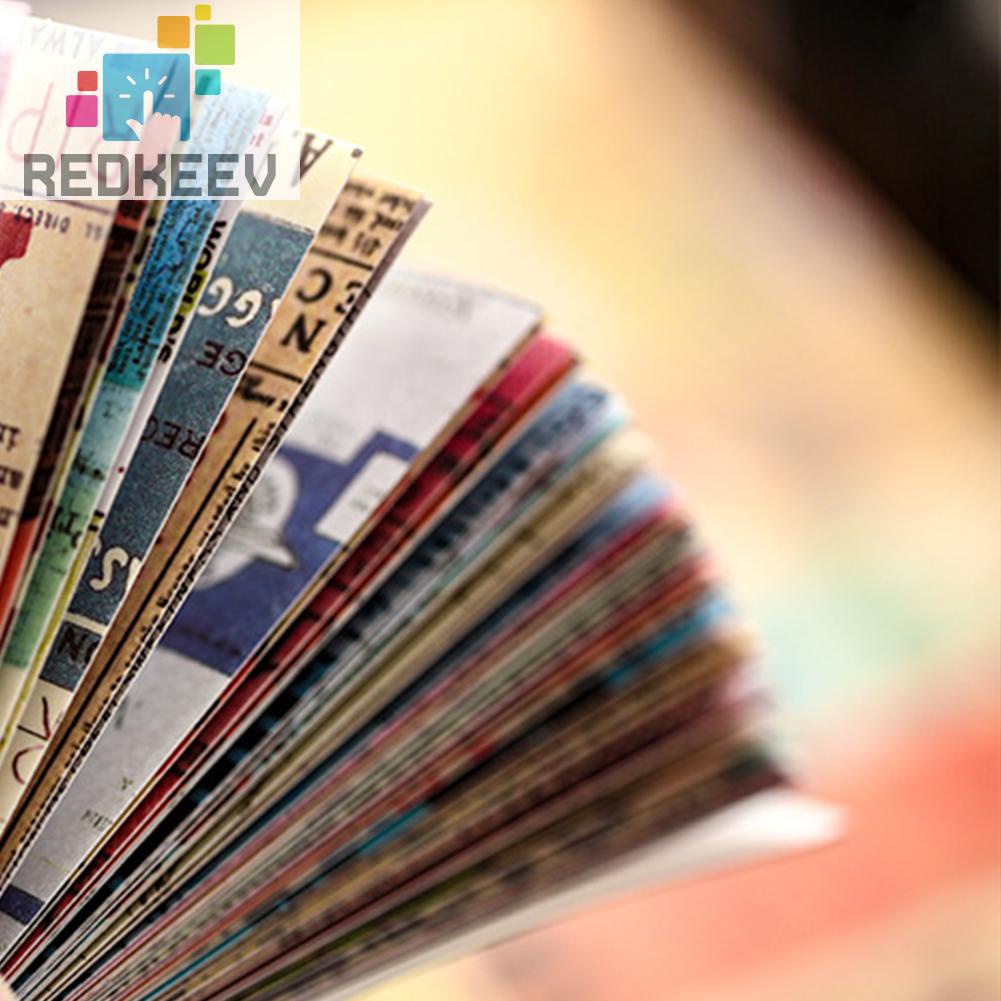 Set 50 Tấm Hình Dán Trang Trí Nhật Ký DIY Dễ Thương Xinh Xắn