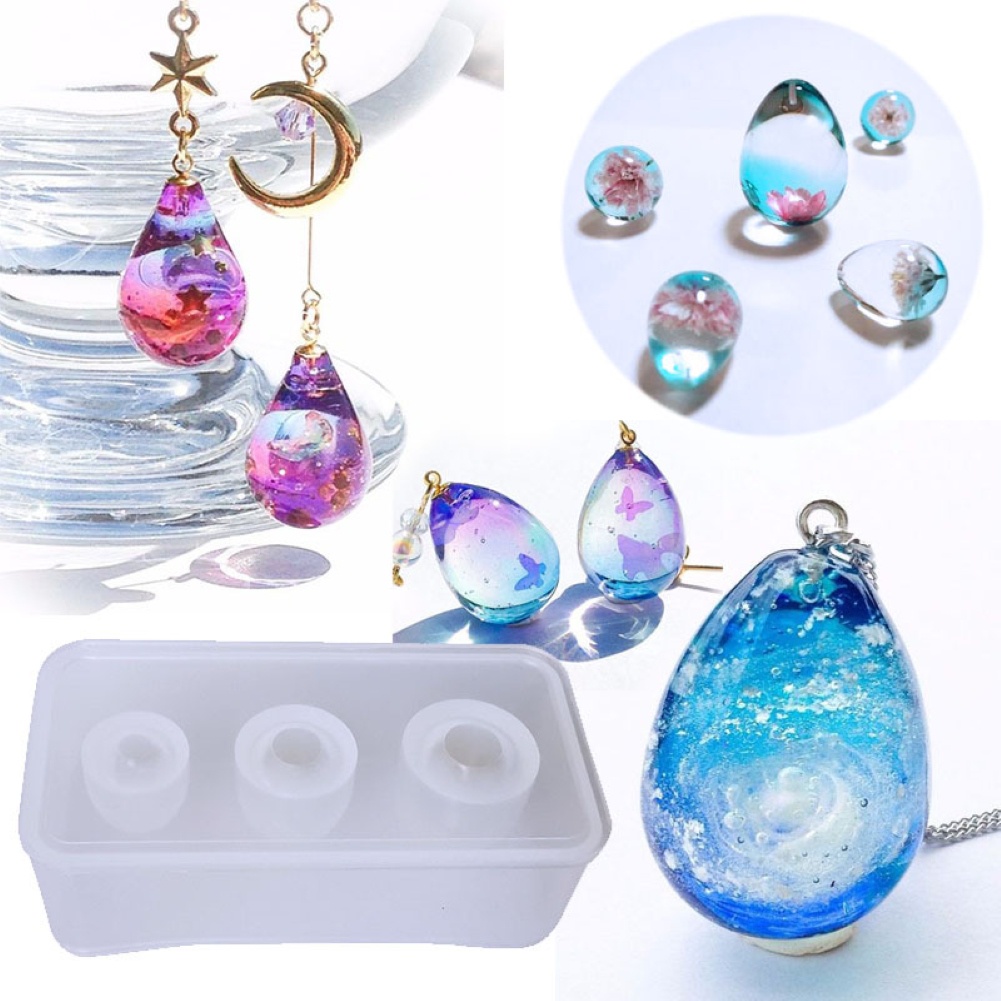 Khuôn Silicone Hình Vuông Làm Trang Sức Thủ Công