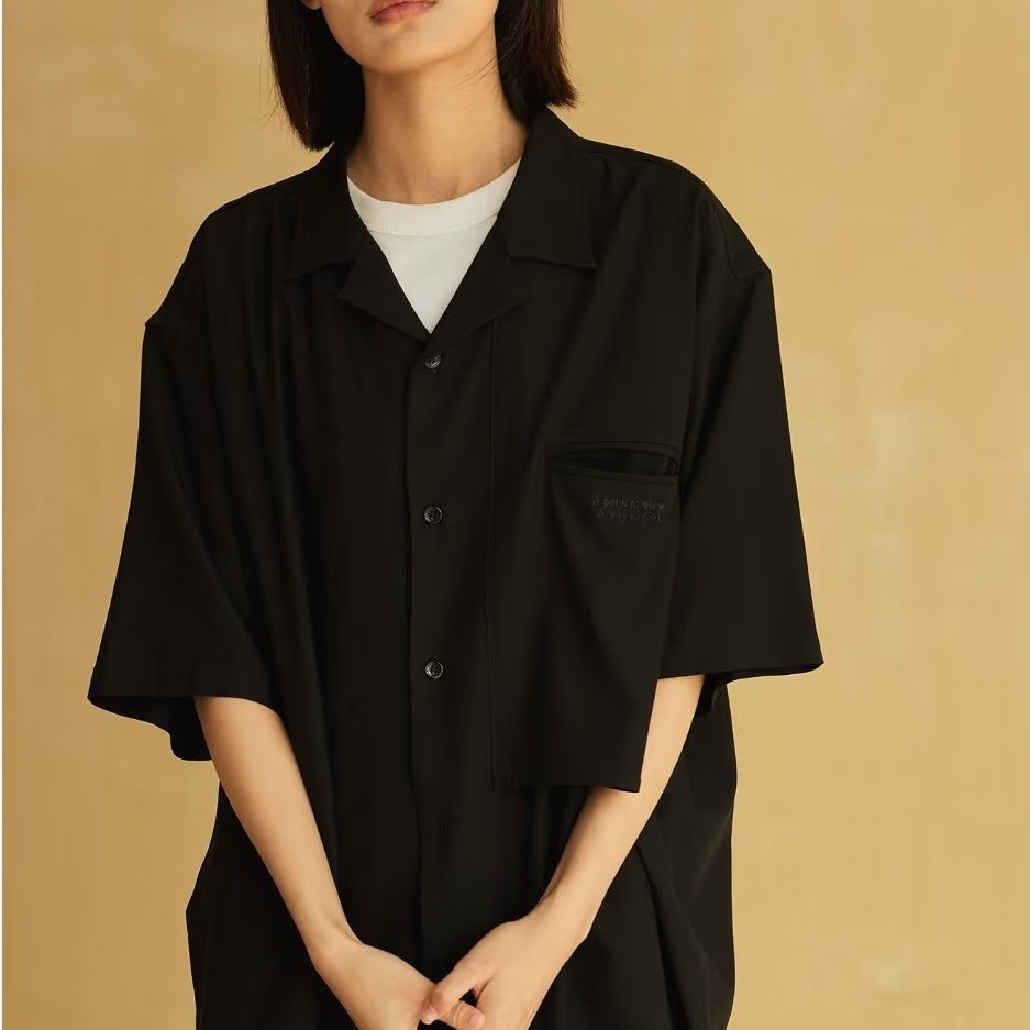 Áo Sơ Mi Nam/Nữ Mùa Hè Phong Cách Hàn Quốc Đơn Giản Màu Sắc Trơn, Dáng Rộng, Tay Áo Ngắn, Chất Liệu Cotton Mới Nhất ÁO Sơ Mi TrơN