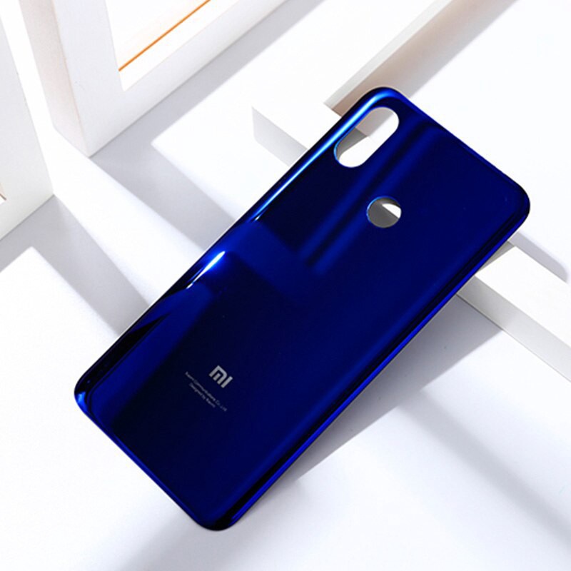 Nắp Đậy Pin Mặt Sau Thay Thế Kèm Miếng Dán Thay Thế Cho Xiaomi mi 8 mi8