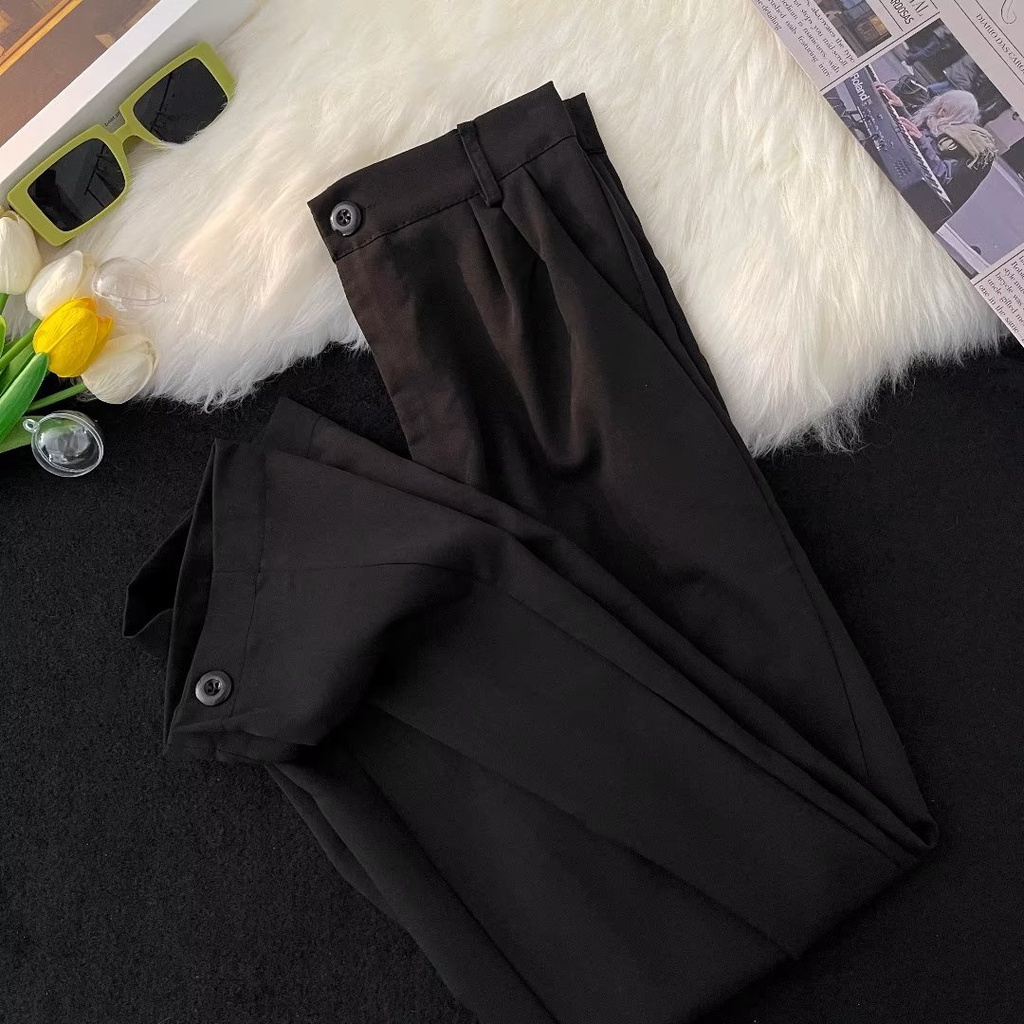 Quần Dài Ống Rộng Phong Cách Đường Phố vintage Thời Trang Nam