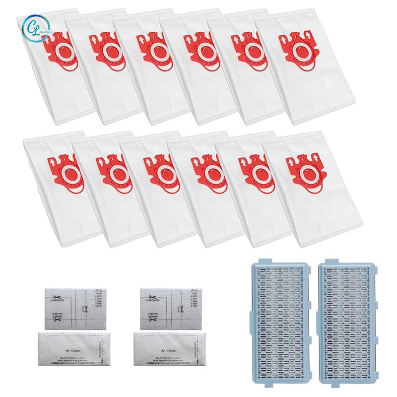 Túi Lọc Bụi HEPA 3D Cho Máy Bay Điều Khiển Miele C2 C3 Compact C1 C2 SF-HA 50 S4000 S5000 S6000