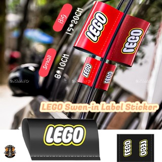 Miếng dán trang trí xe hơi hình lego sáng tạo độc đáo