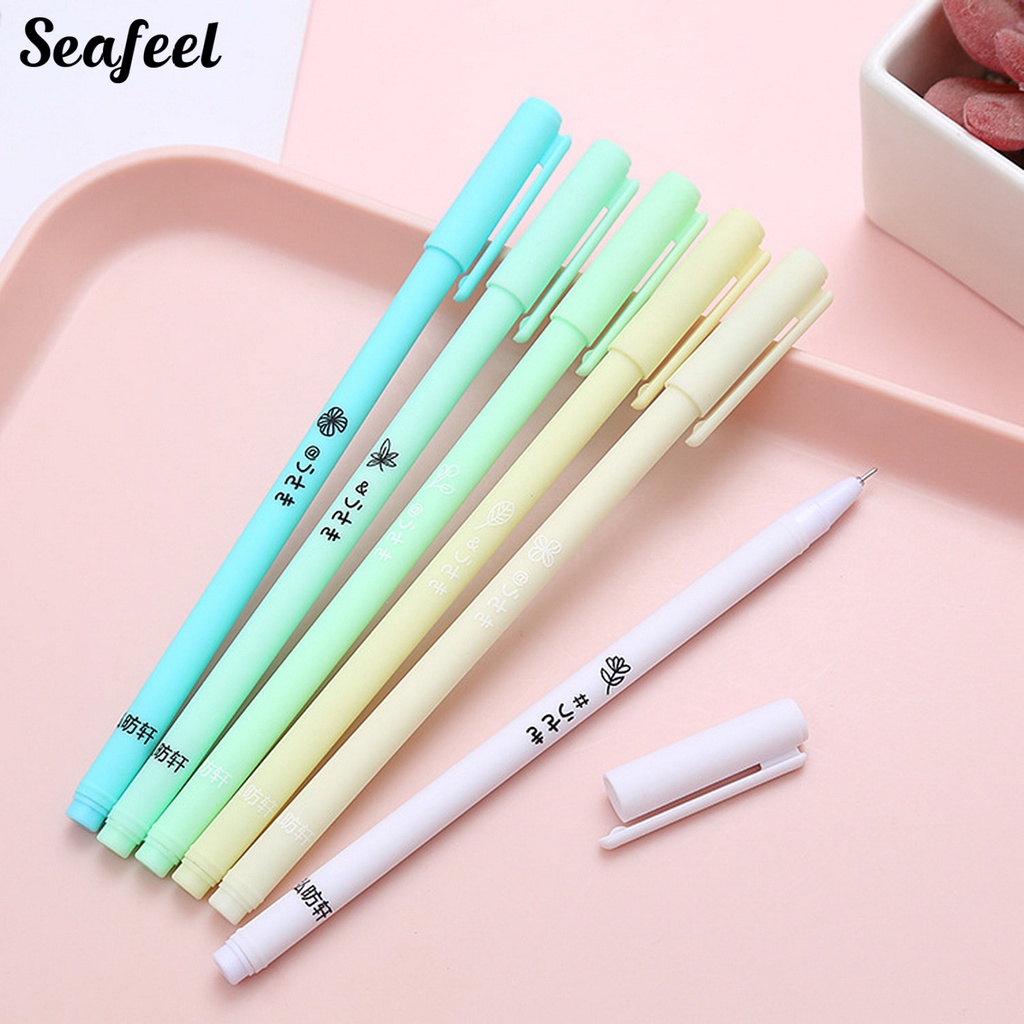 Set 6 Bút Bi Ngòi 0.5mm Có Thể Thay Thế Cho Văn Phòng