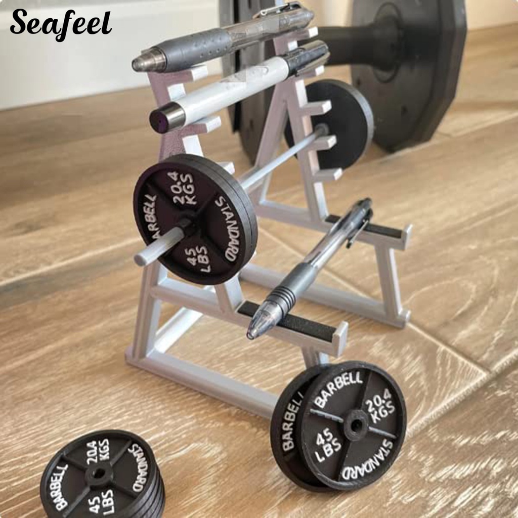 Giá Đỡ Bút Bằng Nhựa Hình Quả Tạ Đa Năng Tiện Dụng