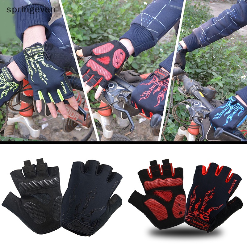 Găng Tay Gel Đệm 5MM Thoáng Khí Chống Trượt Tiện Dụng Khi Đạp Xe Leo Núi