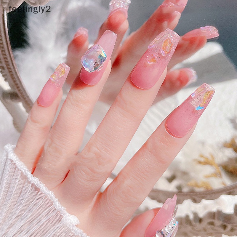 [Hàng Có Sẵn] Phụ Kiện Đính Trang Trí Móng Tay Nghệ Thuật Hình Sao Biển / Trái Tim Đính Đá Pha Lê Dạng Nhấn (F)