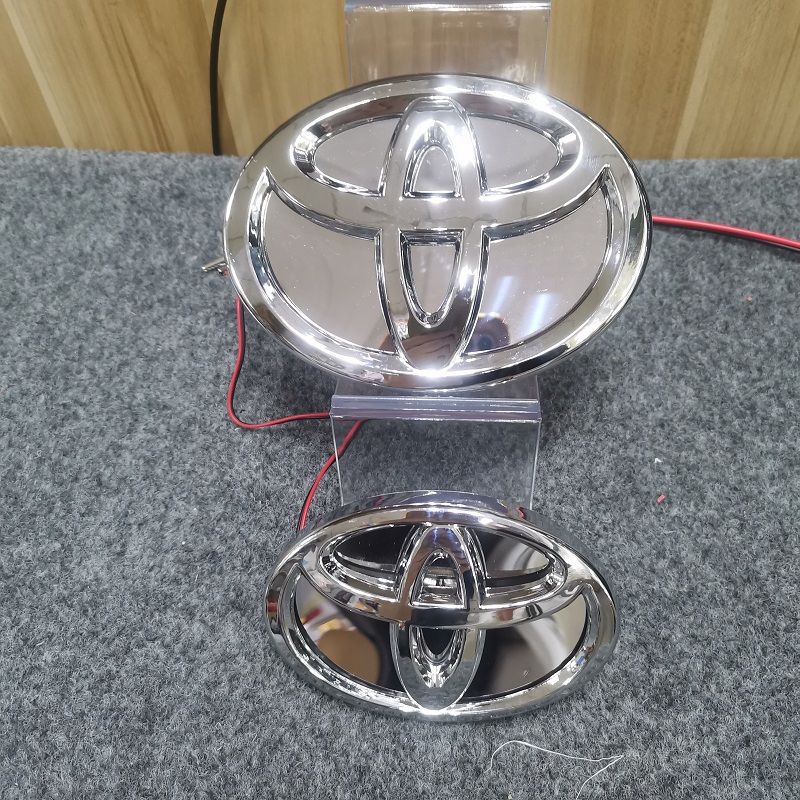 Logo 3D Phát Sáng Trang Trí Xe Hơi Toyota Camry Corolla Vios Highlander
