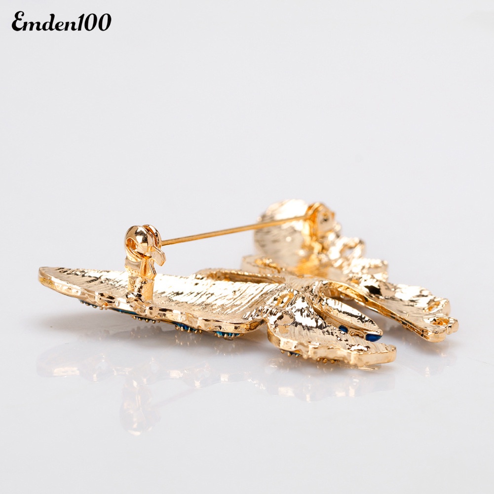 Trâm Cài Áo Hình Bướm Bằng Đá Nhiều Màu Thời Trang