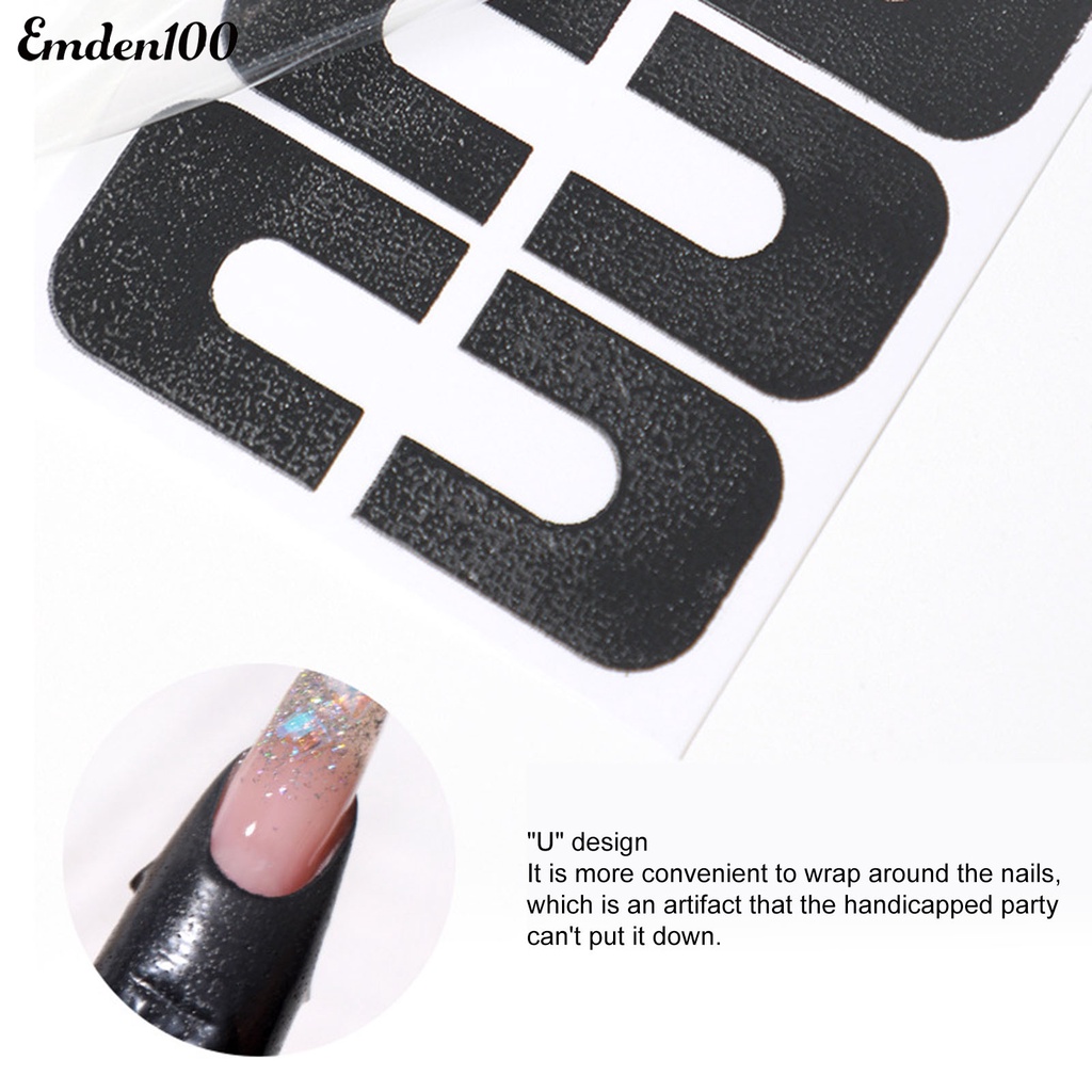 Bộ 10 Miếng Dán Ngón Tay Chống Lem Siêu Mỏng Dùng Trong Salon