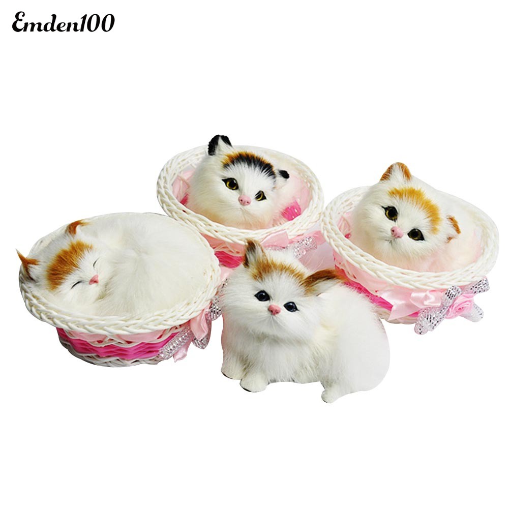 Chú Mèo Nhồi Bông Phát Ra Âm Thanh Sống Động