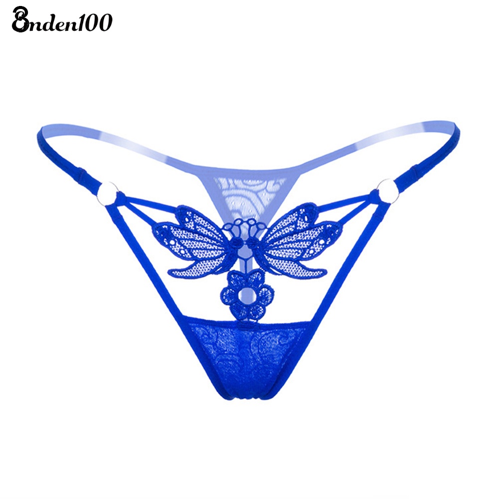 Quần Lót Lọt Khe Phối Ren Xuyên Thấu Quyến Rũ Dành Cho Nữ
