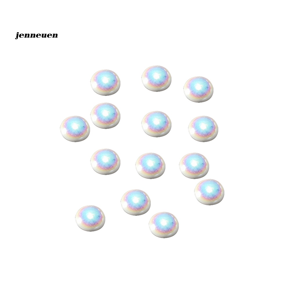 Set 200 Móng Tay Giả Trọng Lượng Nhẹ Đính Ngọc Trai Trang Trí Nghệ Thuật