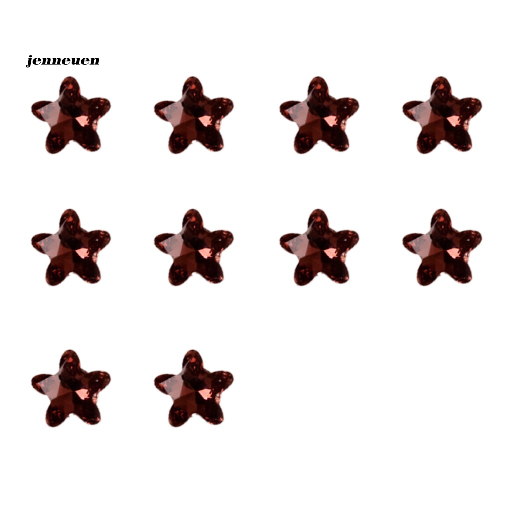 Set 10 Phụ Kiện Đá Đính Trang Trí Móng Tay Xinh Xắn Cho Nữ