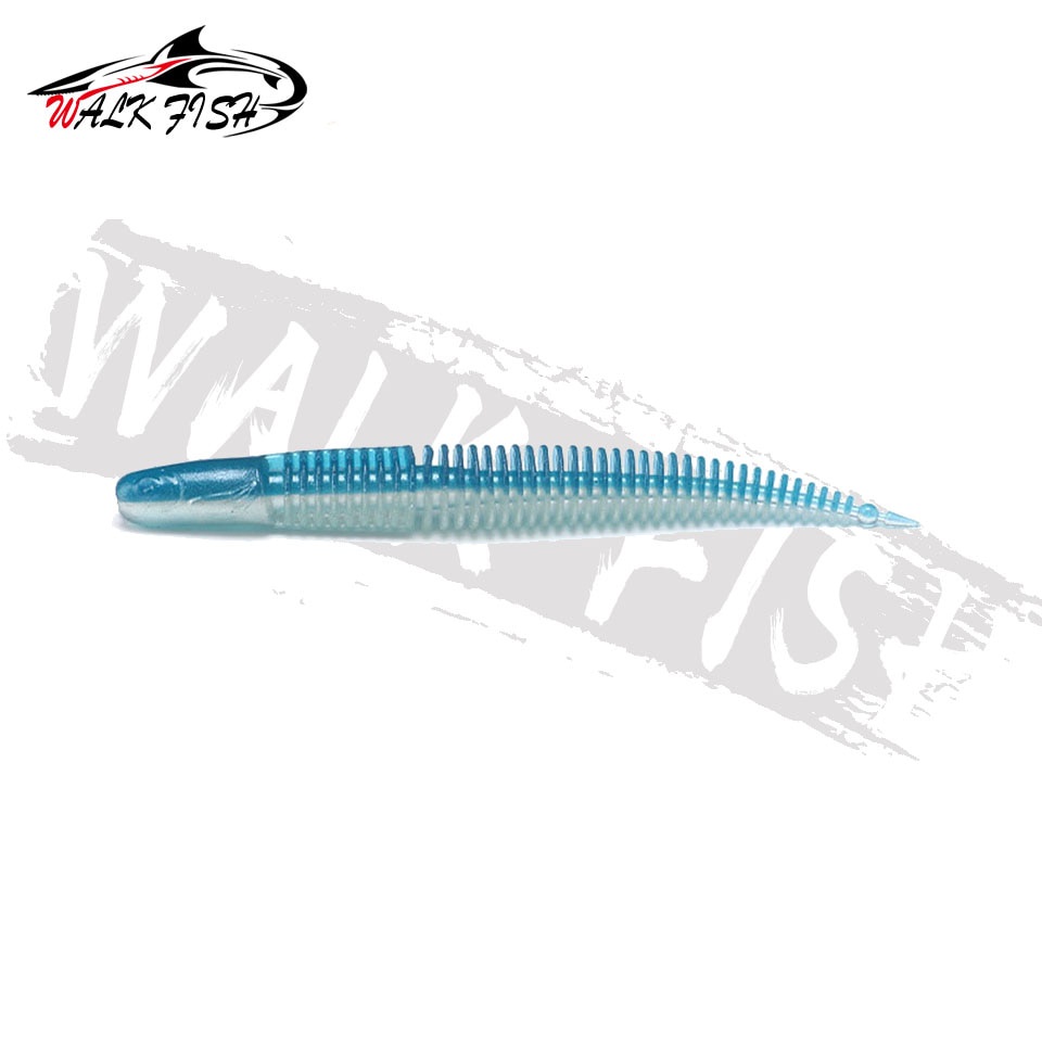 Mồi Câu Cá Giả Hình Sâu Mềm 65mm 85mm Độc Đáo