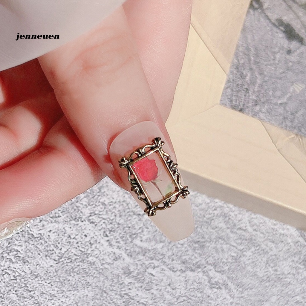 Bộ 5 Miếng Dán Cứng Trang Trí Móng Tay Nghệ Thuật