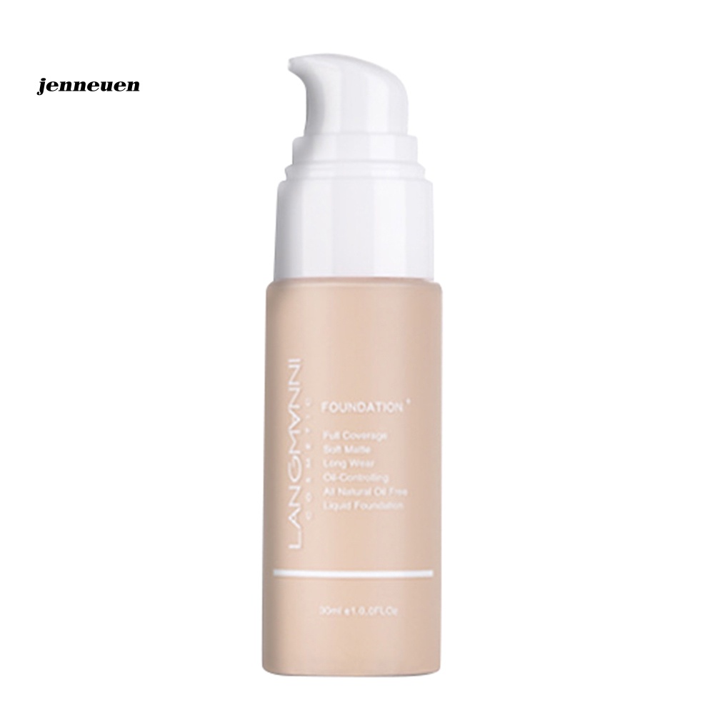 Kem Nền Dạng Lỏng Che Khuyết Điểm Toàn Diện Làm Trắng Da Chống Thấm Nước JEN Langmanni