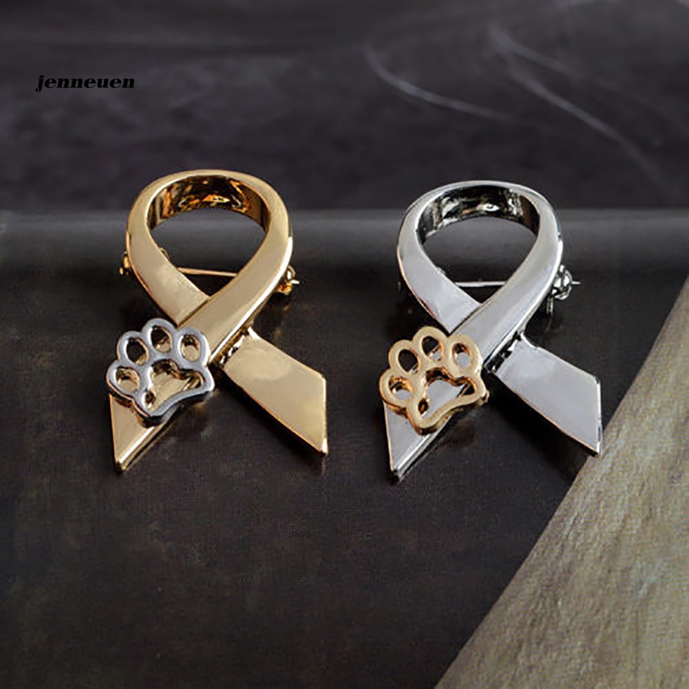 Ghim Cài Áo Hình Dấu Chân Cún Thời Trang Cho Nữ