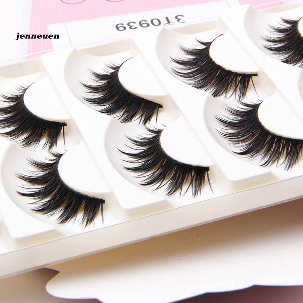 Bộ 5 Cặp Lông Mi Giả Mềm Mại Dài Và Dày Tự Nhiên