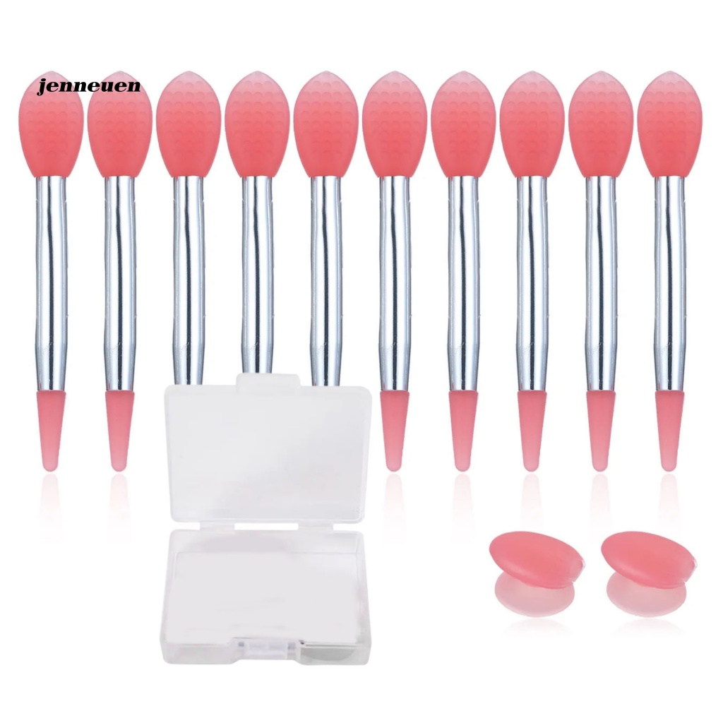 Set 10 Cọ Tô Son Môi Trang Điểm Có Thể Tái Sử Dụng