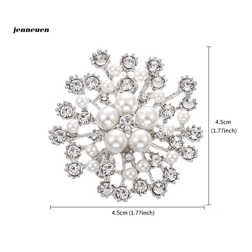 Ghim Cài Áo Hình Bông Tuyết Chống Rỉ Sét
