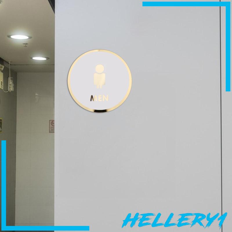 Hình Dán Toilet Nam Nữ Bằng Acrylic In Kí Hiệu Pictogram