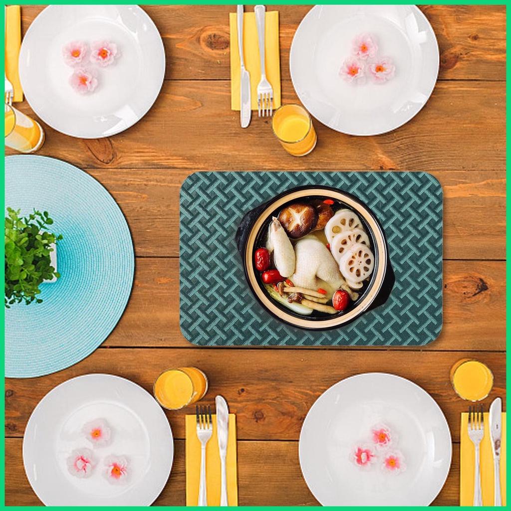 Tấm Lót Bàn Ăn Bằng Polyester Chịu Nhiệt Chống Bẩn Tiện Dụng Cho Tiệc Cưới