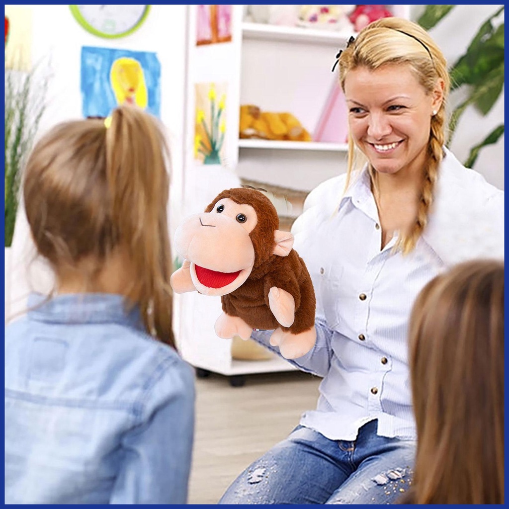 Thú Nhồi Bông Hình Động Vật Mềm Mại Dễ Thương Cho Bé