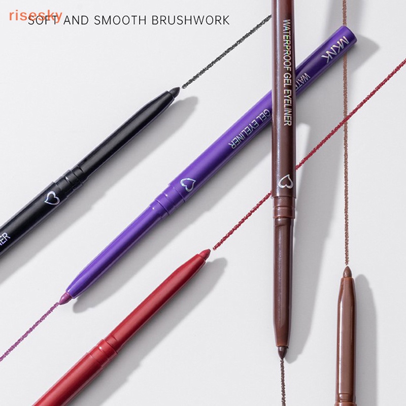 1 Bút Kẻ Mắt Làm Từ Tơ Tằm Màu Lì Mau Khô Không Nở
