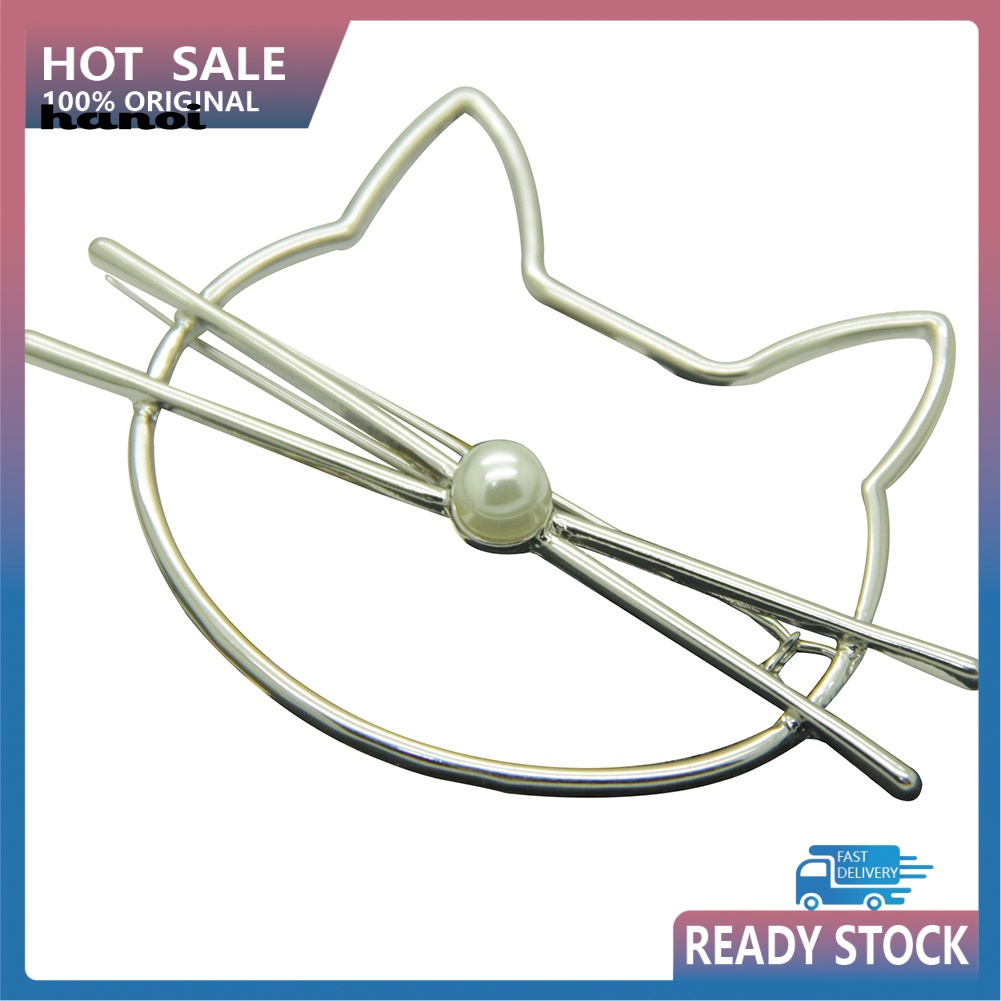 Kẹp Tóc Hình Chú Mèo Dễ Thương Cho Nữ