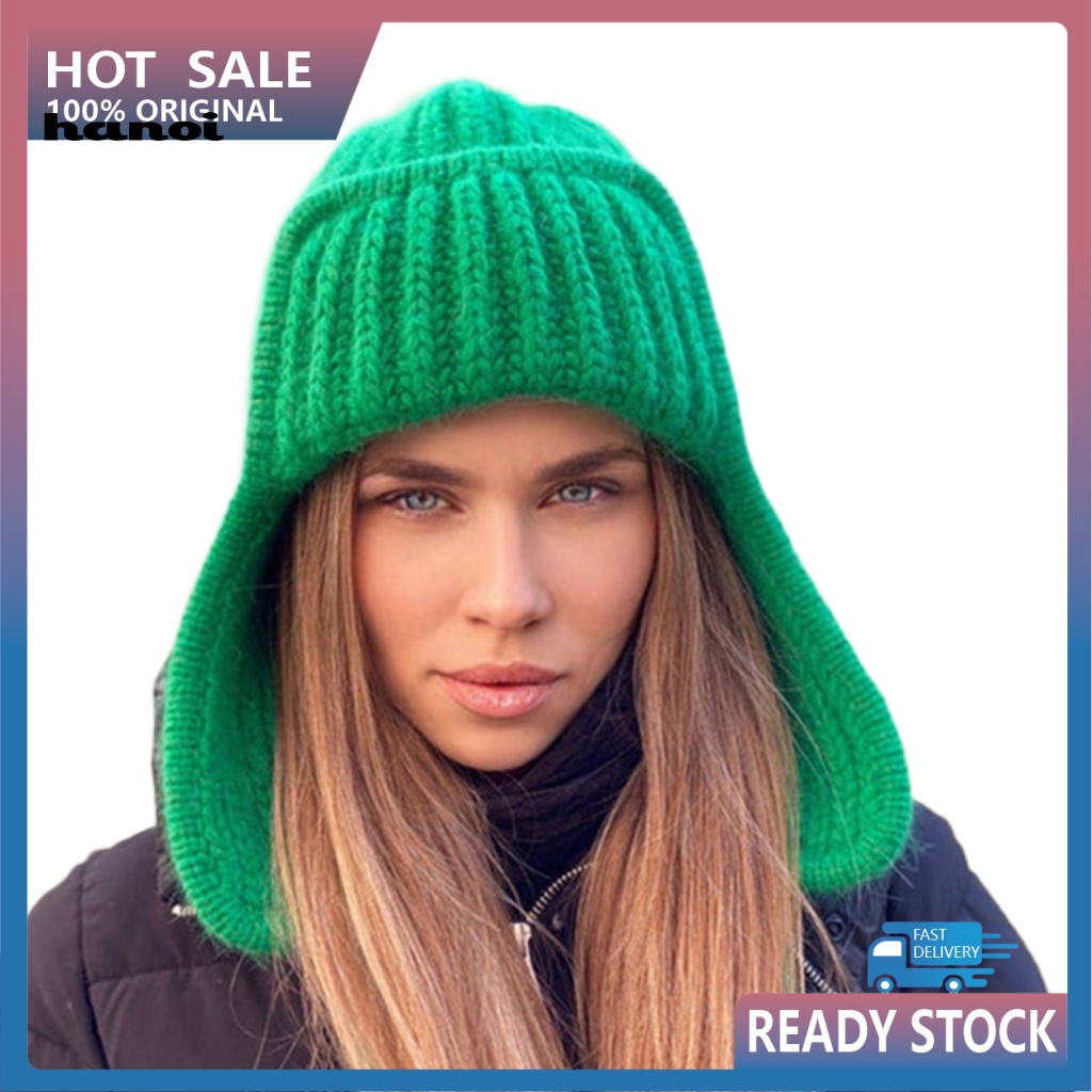 Mũ beanie Trùm Tai Giữ Ấm Thời Trang Cho Nữ