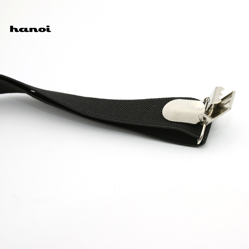 Thắt Lưng 3 Kẹp Bằng Kim Loại Màu Đen Co Giãn Thoải Mái Có Thể Điều Chỉnh Dành Cho Nam Nữ