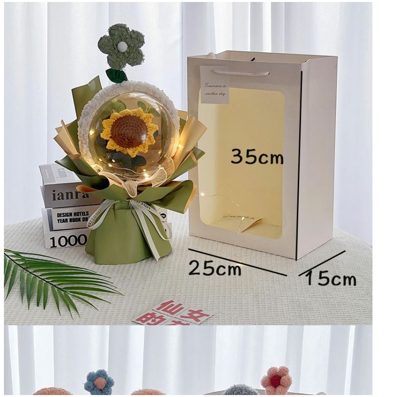 Bó hoa sinh nhật ngày lễ tình nhân, bó hoa dệt tay, quà sinh nhật cho bạn gái bạn gái