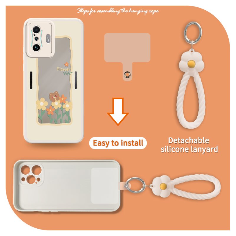 Trend youth Phone Case For Xiaomi Redmi K50 Gaming Edition/POCO F4 GT Full edging Little Fresh texture top grade luxurious
