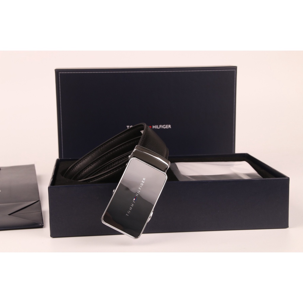 Tommy hilfiger thắt lưng mỏng dây đeo thắt lưng bằng da thật thời trang blogger xu hướng thắt lưng ghim khóa thắt lưng nam và nữ đồng quê