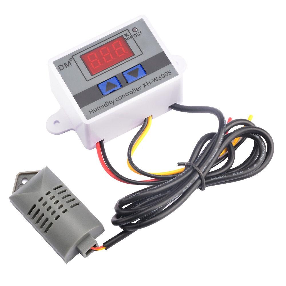 066 Bộ Điều Khiển Độ Ẩm Kỹ Thuật Số W3005 Dc12v 24V XH-W3005 Chính Hãng AC110V-220V Công Tắc Kiểm Soát Độ Ẩm 0 ~ 99%