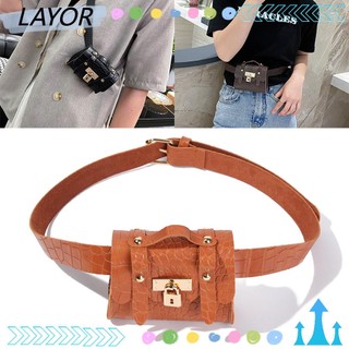 Thắt Lưng 2 Trong 1 Mini Có Túi Đựng Tiền Xu Thời Trang Cho Nữ