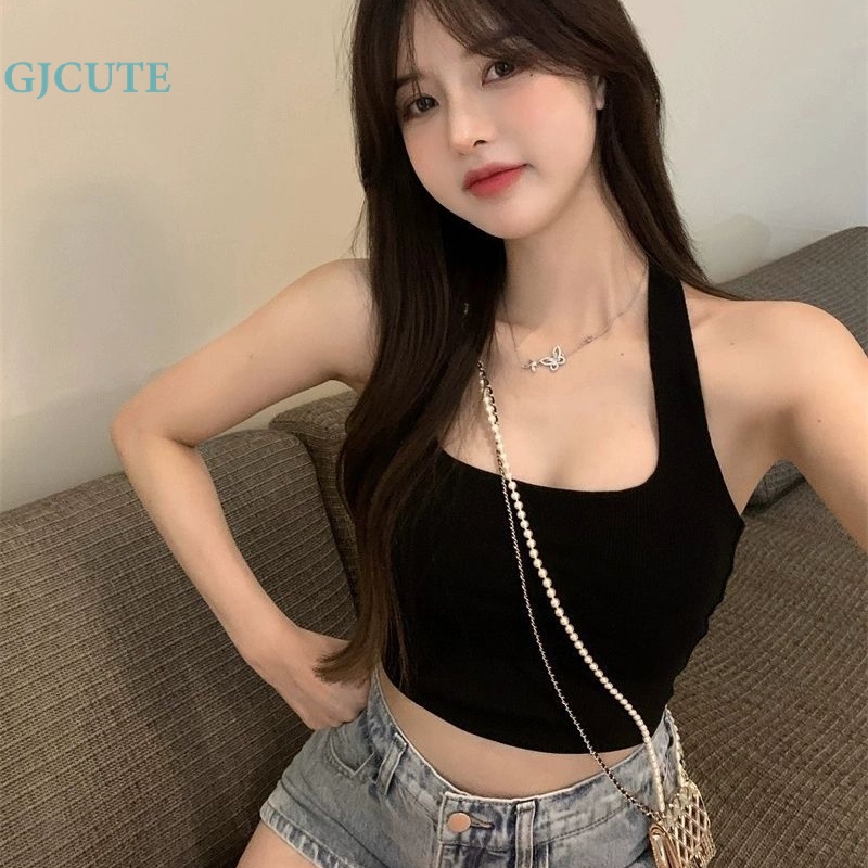 Áo Hai Dây Màu Trơn Mùa Hè Gợi Cảm Cho Nữ