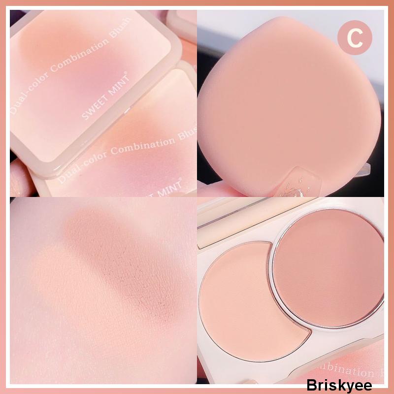🎶Bảng Phấn Má Hồng Sweet Mint 2 Màu Phấn Mịn Nhẹ Nhàng Trang Điểm Tự Nhiên