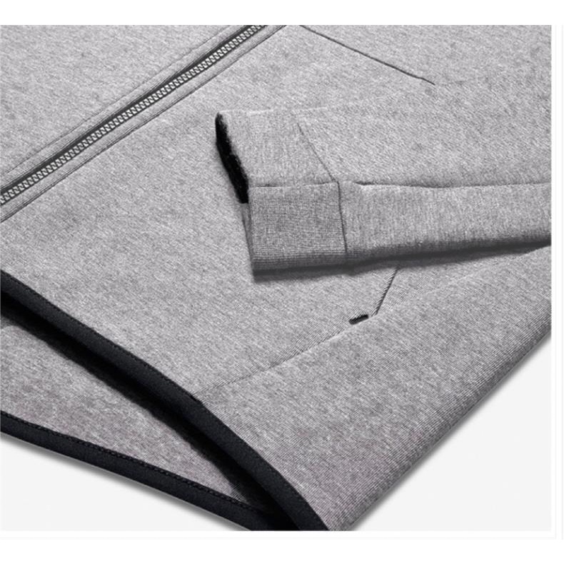 Áo Khoác Có Nón Chất Liệu 100% Cotton In Logo Nike Cho Nam