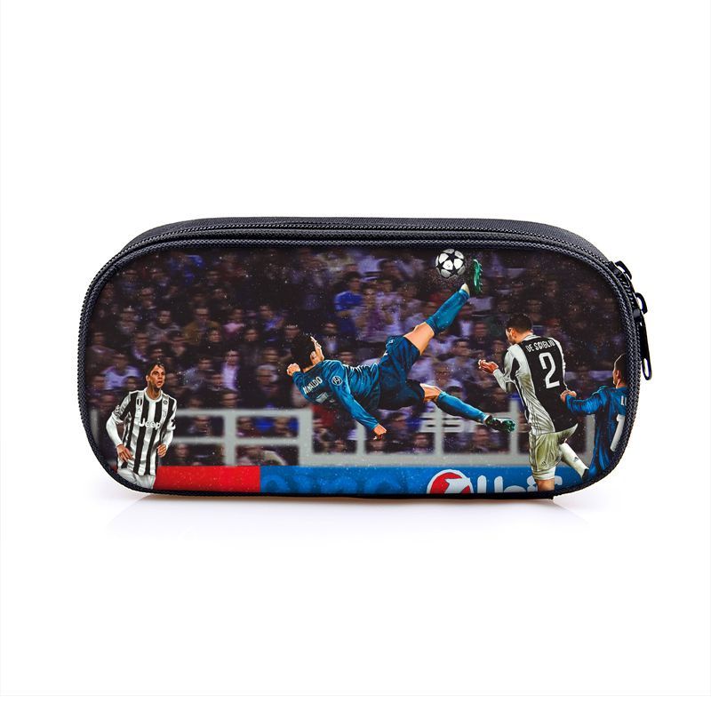 Qatar world cup messi đội bóng đá hộp đựng bút chì di động kích thước lớn hộp lưu trữ sinh viên hộp bút chì tùy chỉnh túi bút chì