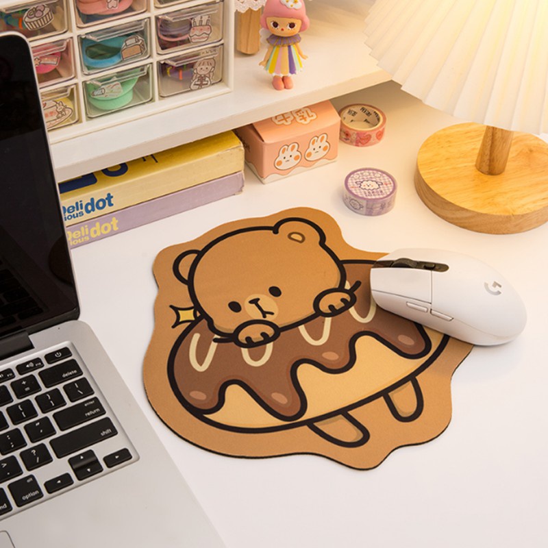 Tấm Lót Chuột Để Bàn Chống Trượt Hình Động Vật Hoạt Hình Dễ Thương