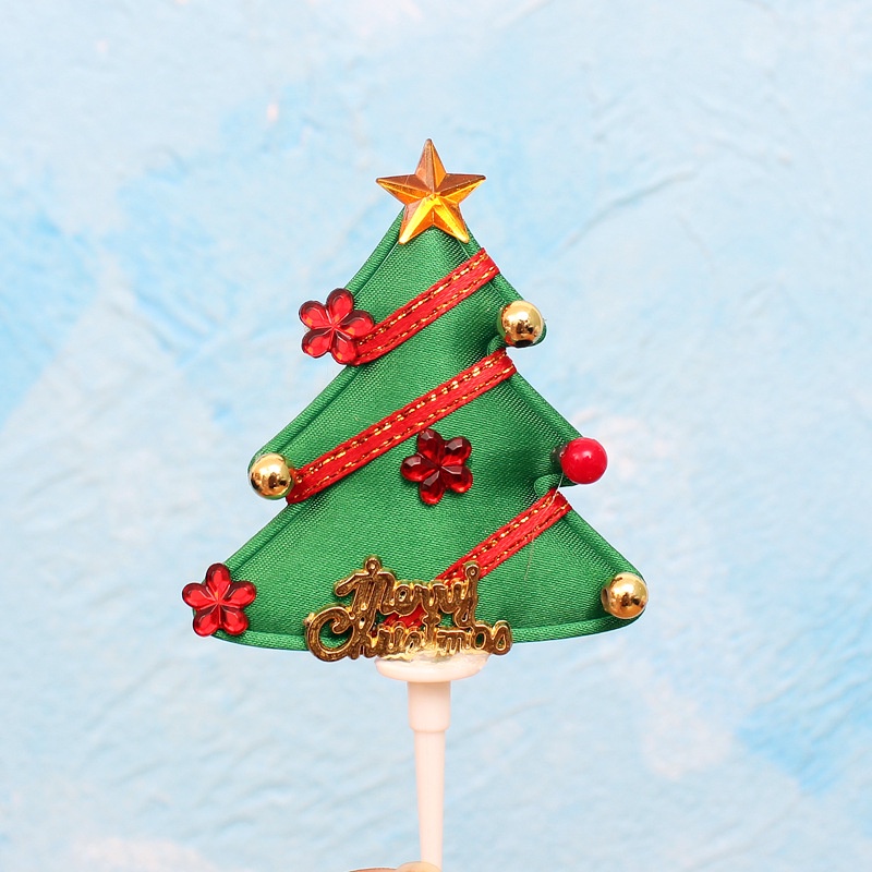 Giao Hàng Nhanh Chóng Phụ Kiện Trang Trí Bánh Kem Phong Cách Giáng Sinh Dành Cho Bánh Kem / Lá Rơm Tròn / Ông Già Noel